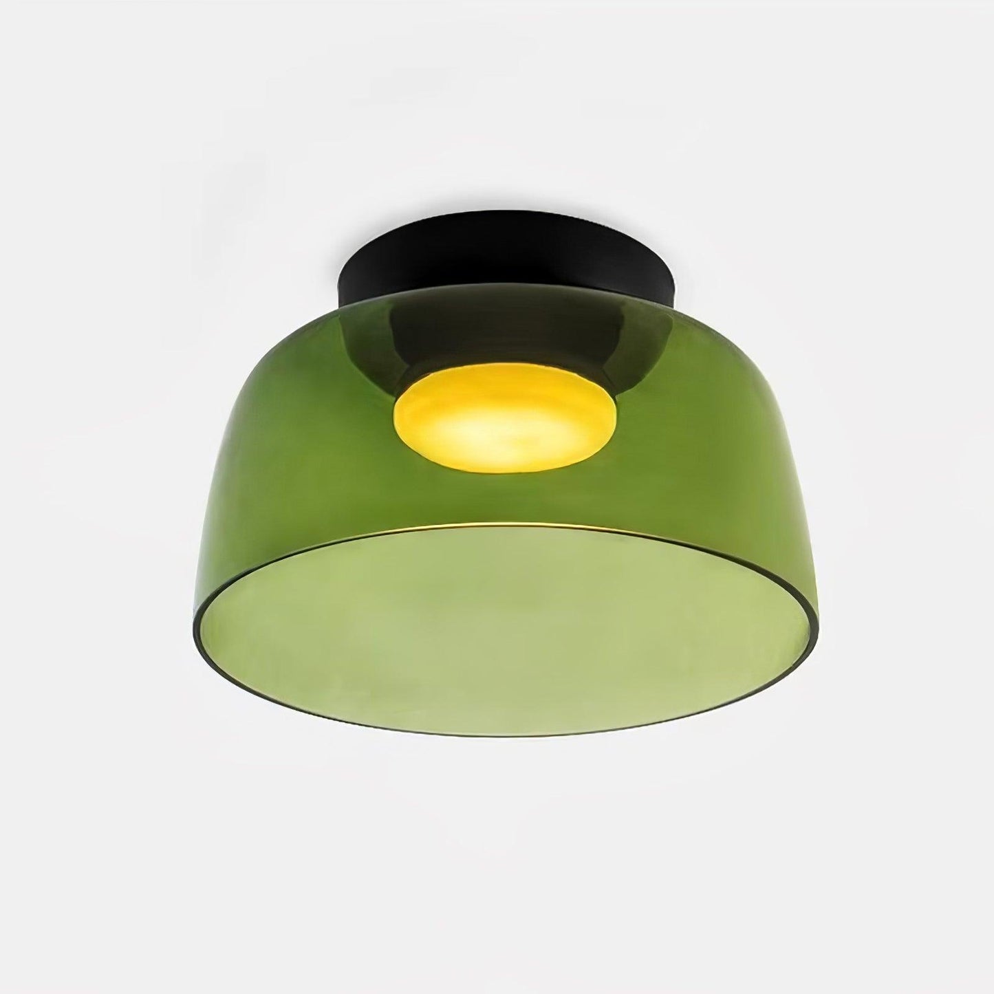 Levels Ceiling Light Single layer ? 12.6″ x H 6.3″ / ? 32cm x H 16cm / Green / Warm Light Ceiling lamp