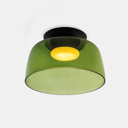 Levels Ceiling Light Single layer ? 12.6″ x H 6.3″ / ? 32cm x H 16cm / Green / Warm Light Ceiling lamp
