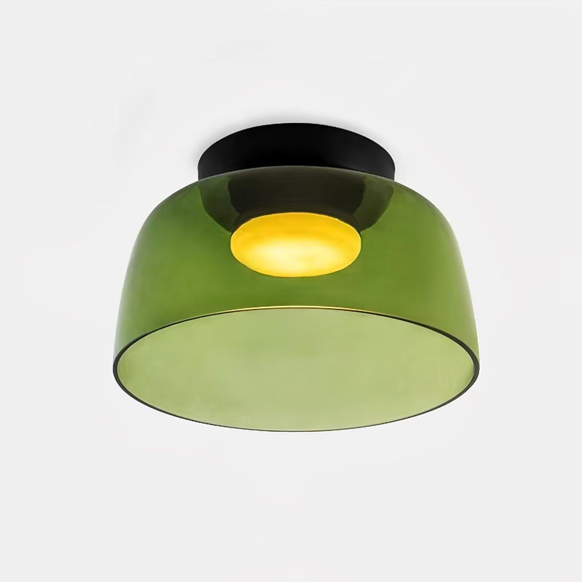 Levels Ceiling Light Single layer Dia 12.6″ x H 6.3″ / Dia 32cm x H 16cm / Green / Warm Light Ceiling lamp