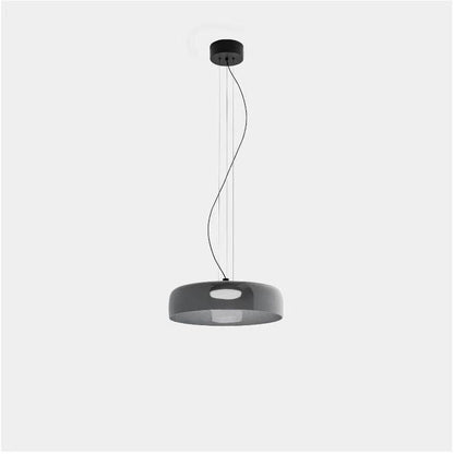 Levels Pendant Light Single Layer Dia 16.5″ X H 4.3″ / Dia 42cm X H 11cm / Smoke Grey / Warm Light Pendant light