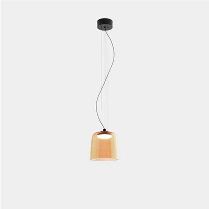 Levels Pendant Light Single layer Dia 8.7″ x H 9.1″ / Dia 22cm x H 23cm / Orange / Warm Light Pendant light