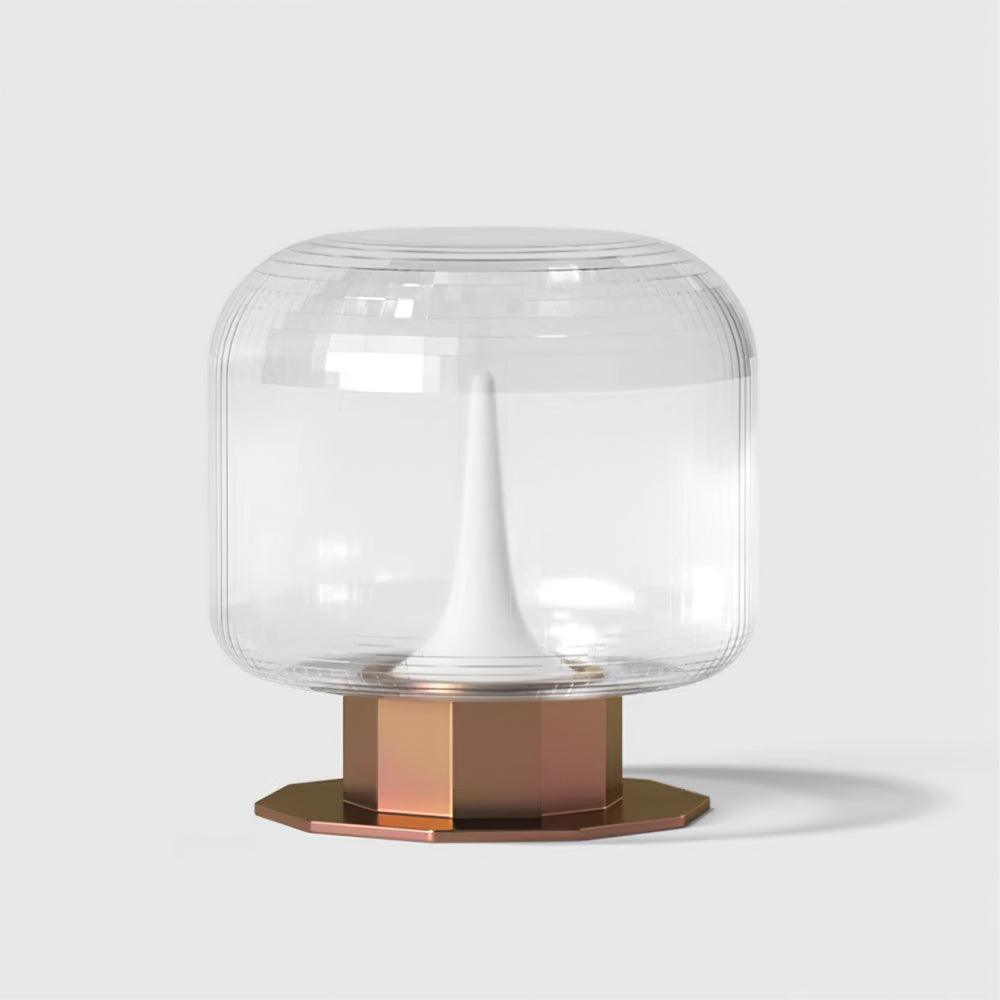 Lewis Outdoor Table Lamp Model B ? 9.8″ x H 9.8″ / Dia 25cm x H 25cm / Rose Gold / Warm Light Table lamp
