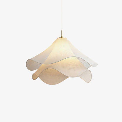 Ethereal Bloom Pendant Light Dia 23.6″ x H 11.8″ / Dia 60cm x H 30cm / Gold & White Pendant light
