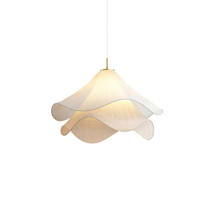 Ethereal Bloom Pendant Light Dia 15.7″ x H 10.2″ / Dia 40cm x H 26cm / Gold & White Pendant light
