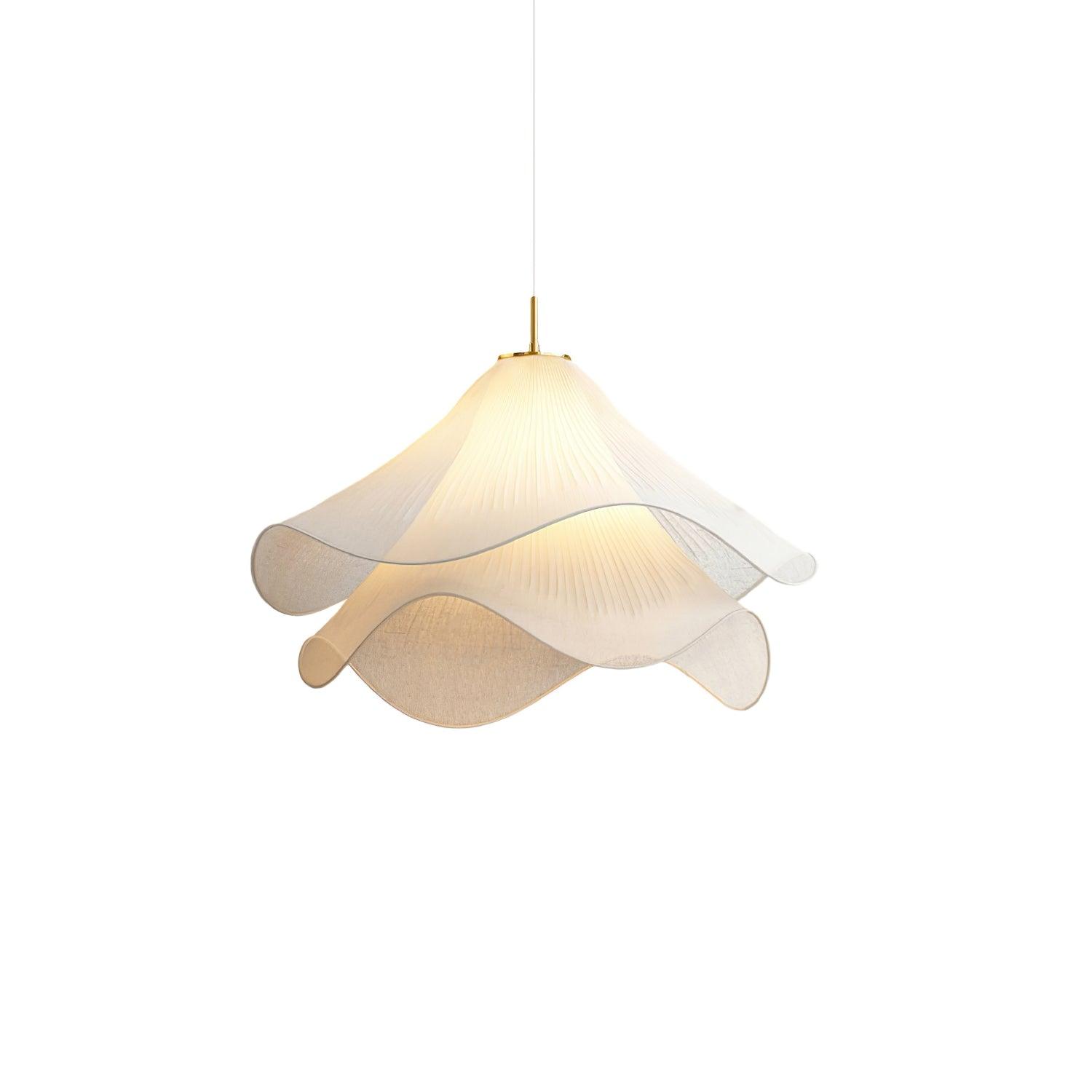 Ethereal Bloom Pendant Light Dia 11.8″ x H 9.8″ / Dia 30cm x H 25cm / Gold & White Pendant light