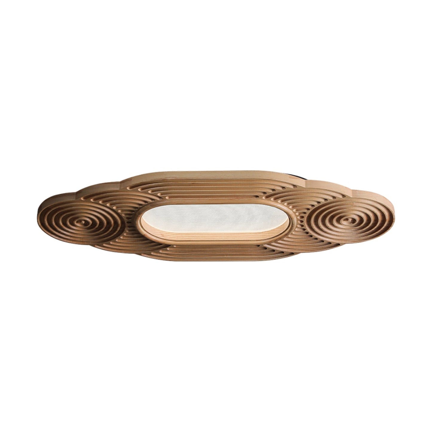 Lianyan Ceiling Lamp L 38.6’’ x W 18.9’’ x H 2.6’’ / Wood Color / Warm Light Ceiling lamp