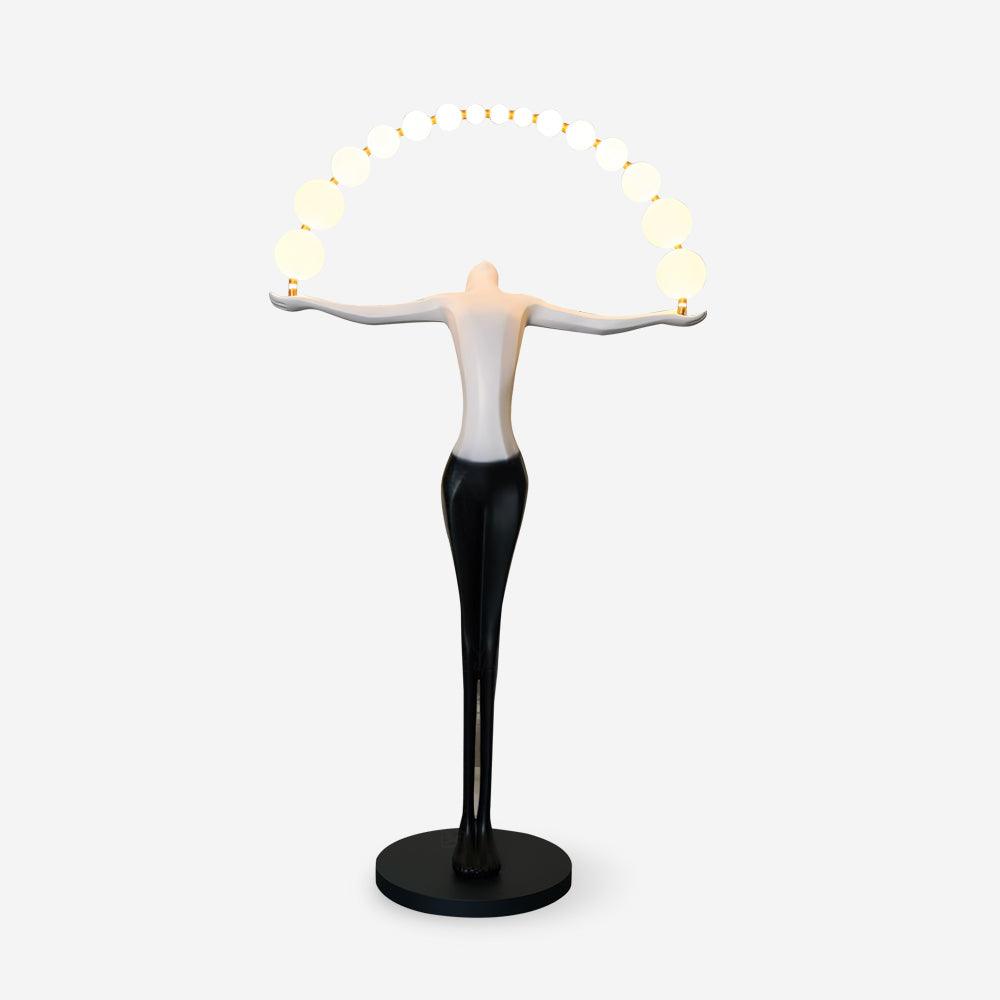 Statue of Liberty Floor Lamp Dia 51.1″ x H 90.5″ / Dia 130cm x H 230cm / Black & White / US Plug Floor lamp