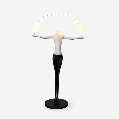 Statue of Liberty Floor Lamp Dia 51.1″ x H 90.5″ / Dia 130cm x H 230cm / Black & White / US Plug Floor lamp