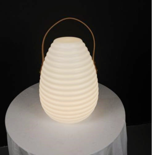 Beehive Lantern Outdoor Lamp ? 10.6″ x H 11″ / Dia 27cm x H 28cm / Model A: Rechargeable version / Warm Light Outdoor