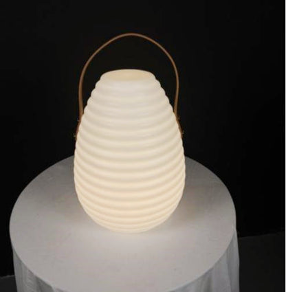 Beehive Lantern Outdoor Lamp ? 10.6″ x H 11″ / Dia 27cm x H 28cm / Model A: Rechargeable version / Warm Light Outdoor