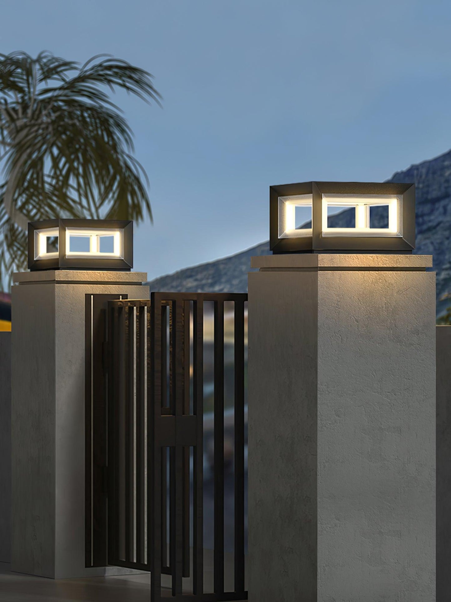 Light Cube Outdoor Post Light Table lamp