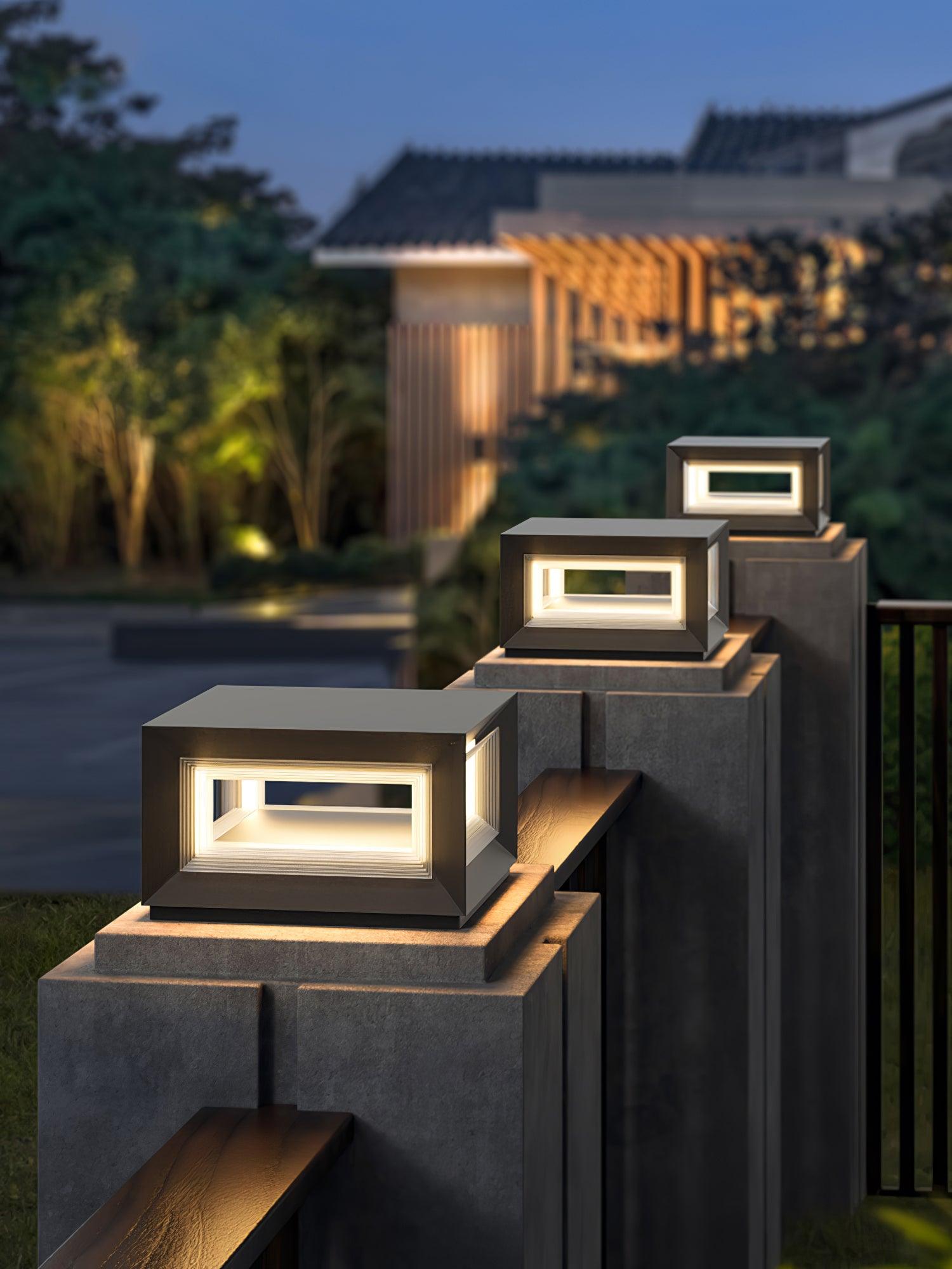 Light Cube Outdoor Post Light Table lamp
