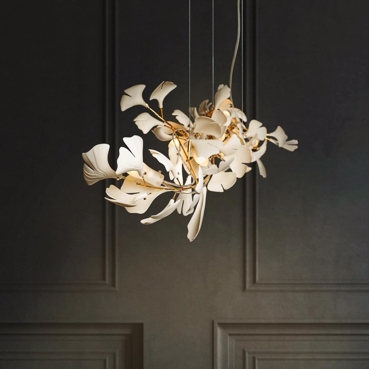 Gingko Chandelier G Chandelier