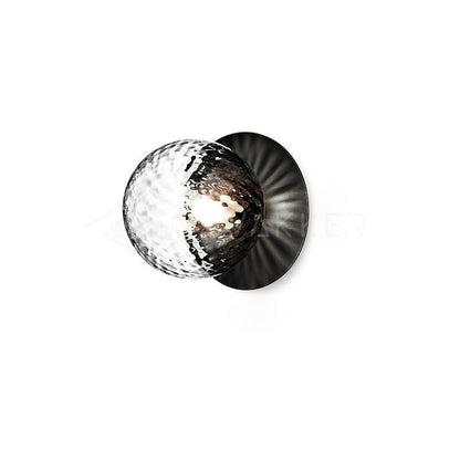 Liila Wall Sconce ? 5.9″ x H 7.9″ / Dia 15cm x H 20cm / Black / Clear Wall lamp
