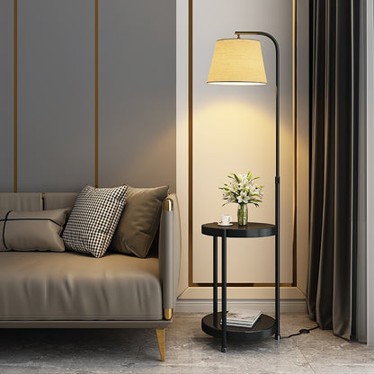 Lilah Floor Lamp ? 13.8″ x H 63″ / Dia 35cm x H 160cm (without drawer) / Black & White / US plug Floor lamp