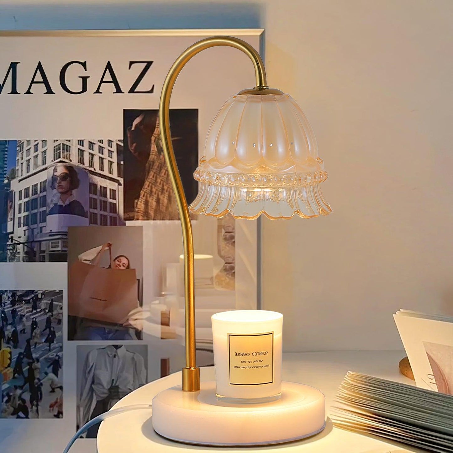 Lily Marble Warmer Table Lamp Table lamp
