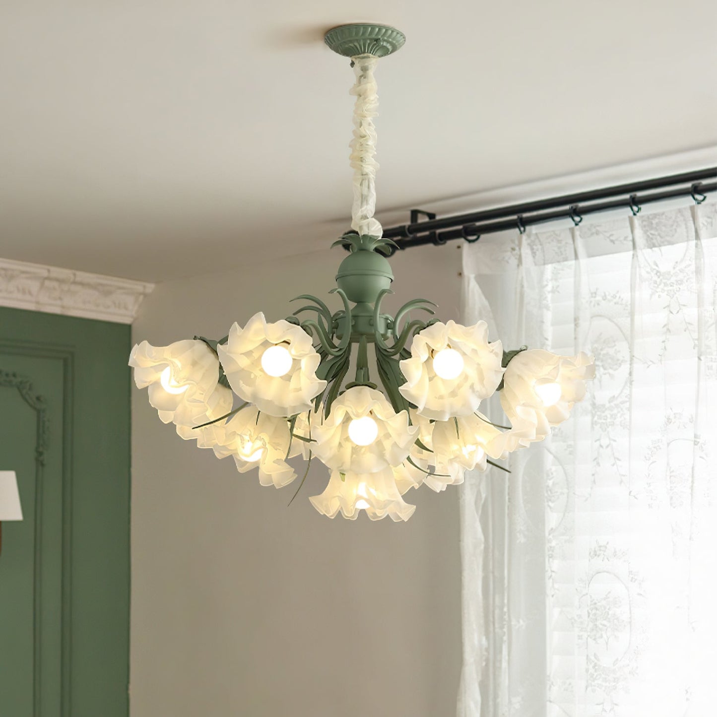 Lily of the Valley Flower Chandelier Chandelier
