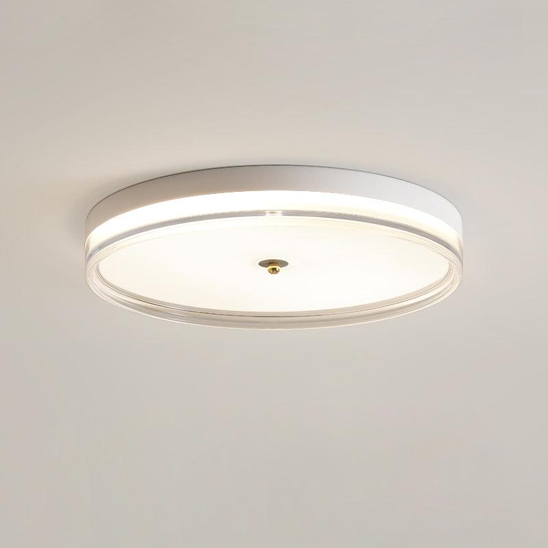 Lindby Ceiling Light Dia 19.7″ x H 3.5″ / Dia 50cm x H 9cm / White / Three-color changing light Ceiling lamp