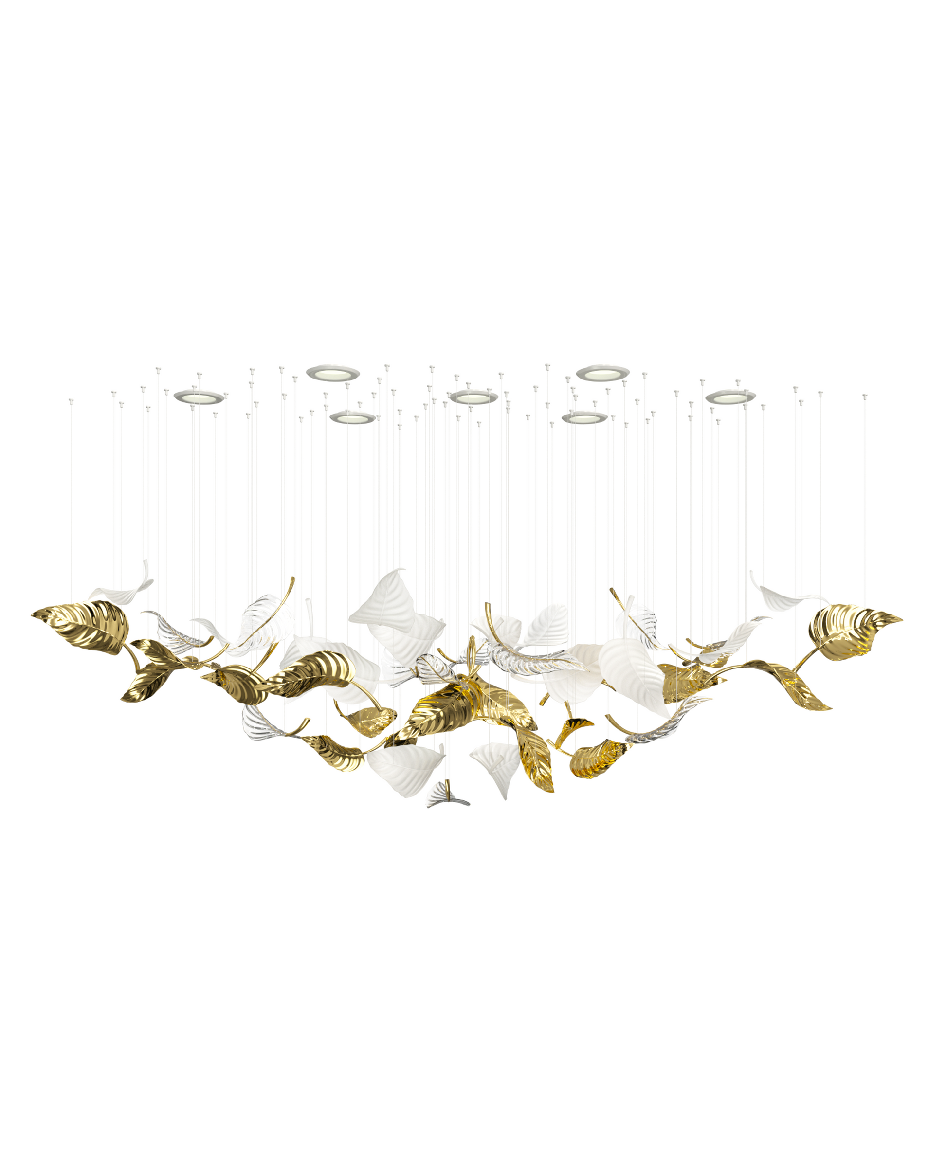 Linden Leaves Chandelier Chandelier