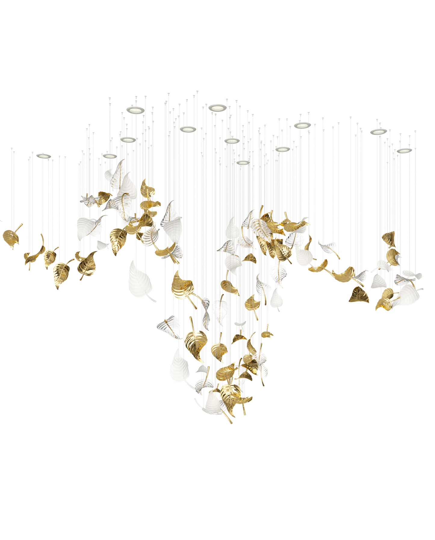 Linden Leaves Chandelier Chandelier