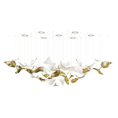 Linden Leaves Chandelier Chandelier