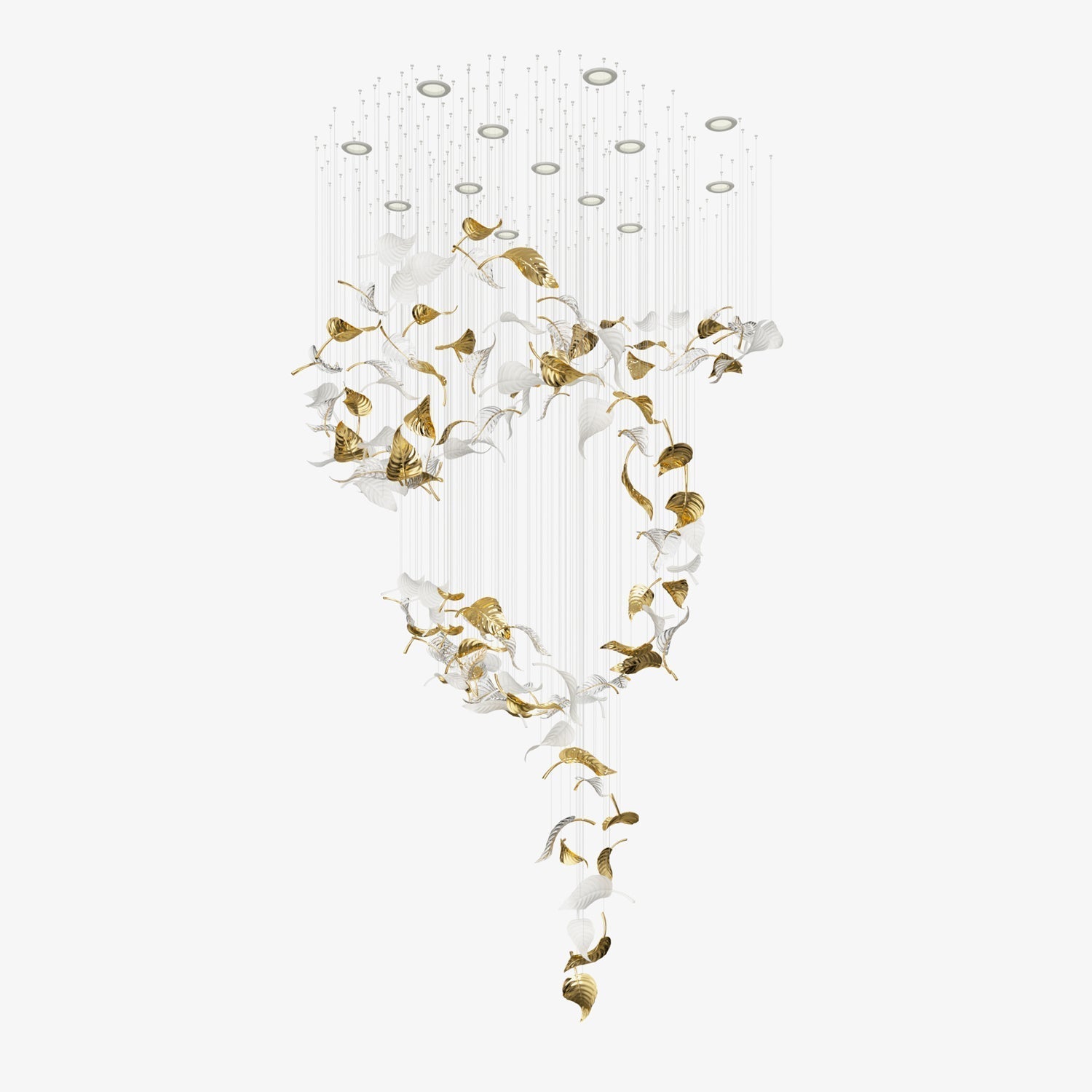 Linden Leaves Chandelier Chandelier
