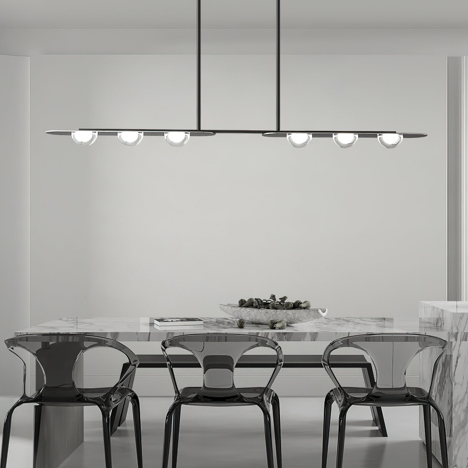Linear Elegance Pendant Lamp Chandelier