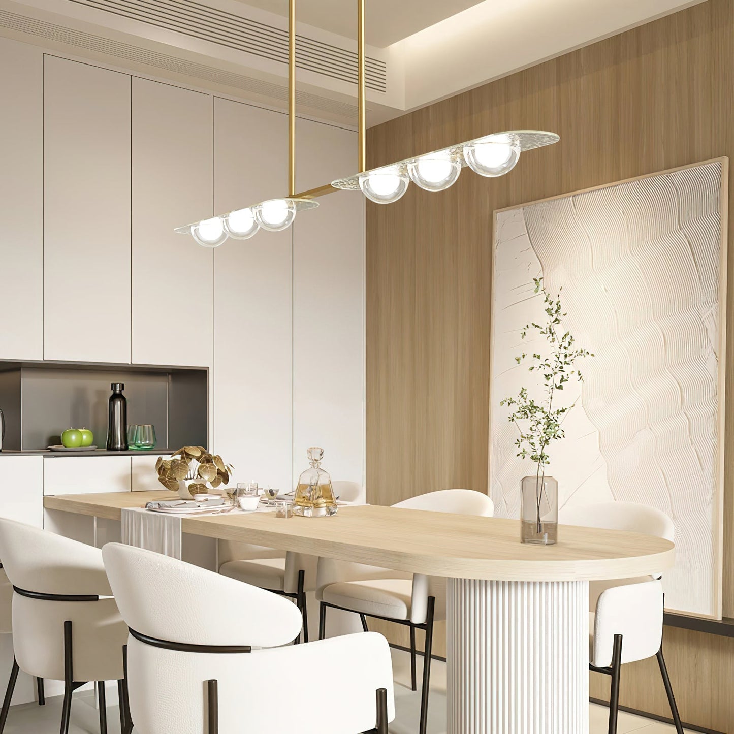 Linear Elegance Pendant Lamp Chandelier