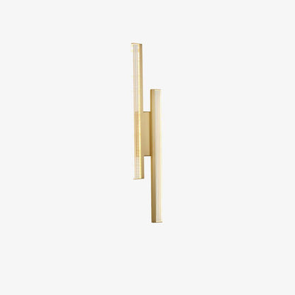 Linear LED Wall Lamp W 4.3″ x H 23.6″ / W 11cm x H 60cm / Gold & Clear / Three-Color Changing Light Wall lamp