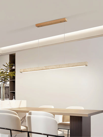 Linear Travertine Pendant Lamp 1001 pendant Lamp