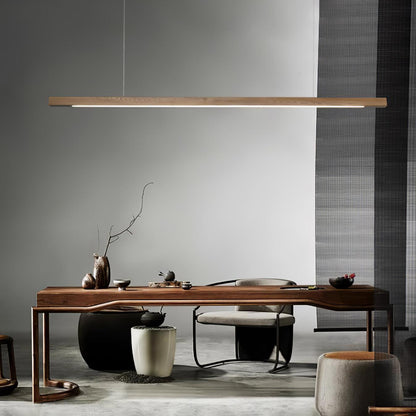 Linear Wooden Pendant Light Pendant light