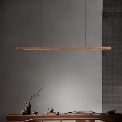 Linear Wooden Pendant Light Pendant light
