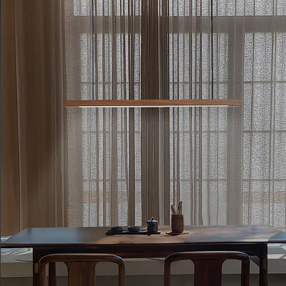 Linear Wooden Pendant Light Pendant light