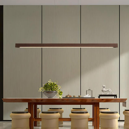 Linear Wooden Pendant Light Pendant light