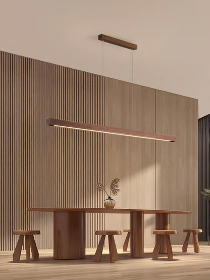 Linear Wooden Pendant Light Pendant light