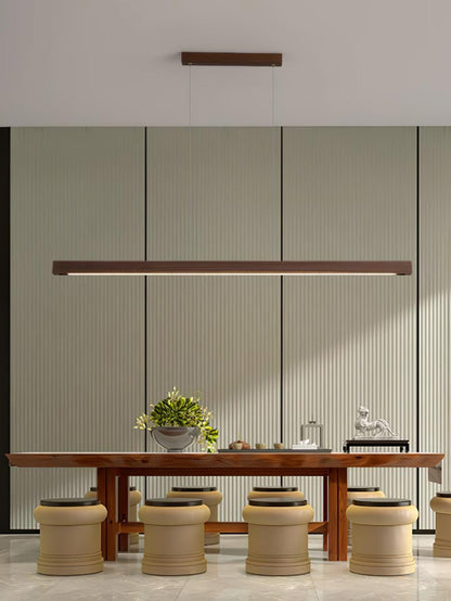 Linear Wooden Pendant Light Pendant light
