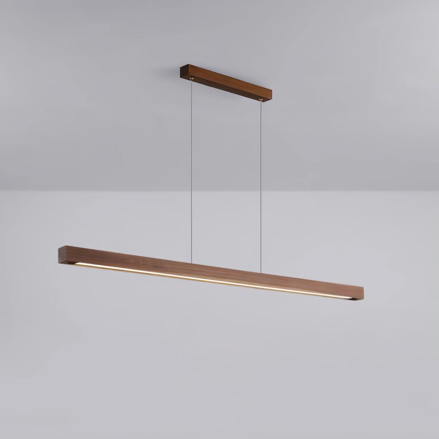 Linear Wooden Pendant Light Pendant light