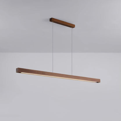 Linear Wooden Pendant Light Pendant light