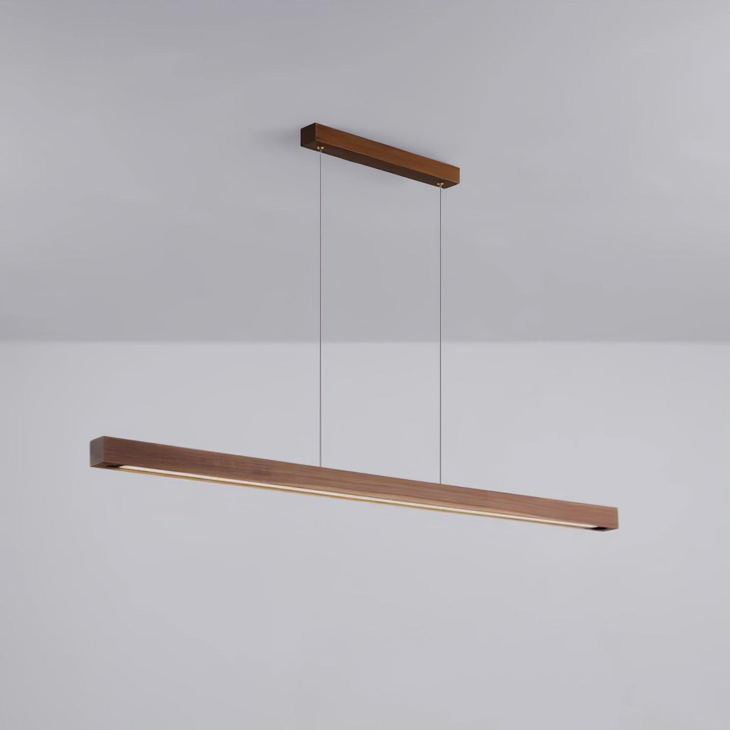 Linear Wooden Pendant Light Pendant light