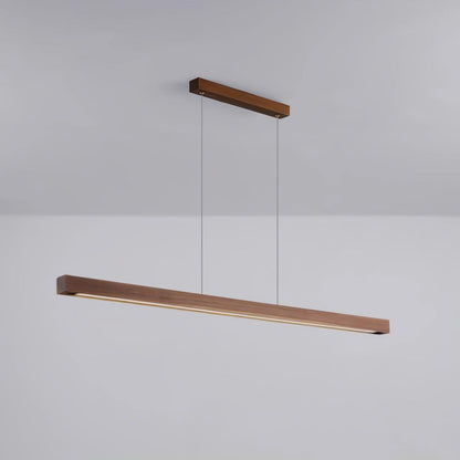 Linear Wooden Pendant Light Pendant light