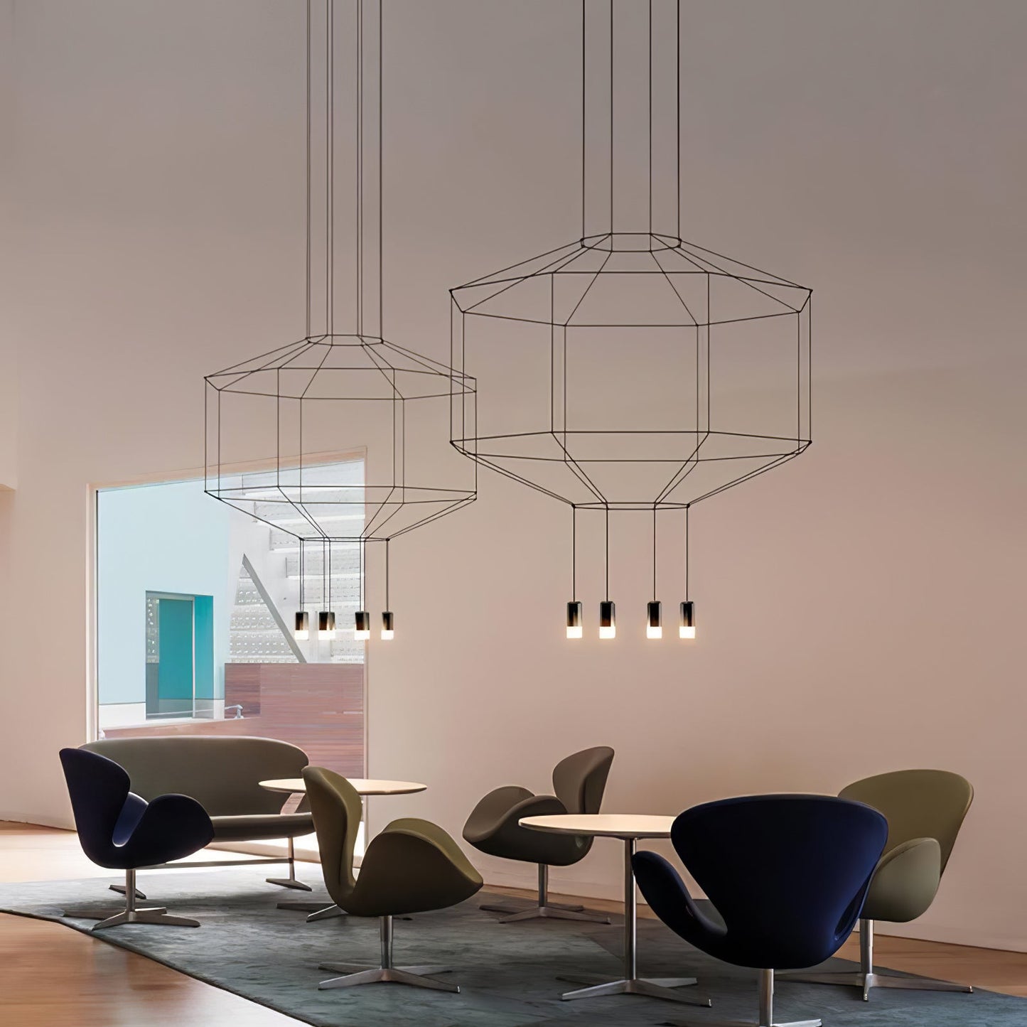 Geometric Lines Pendant Lamp Chandelier