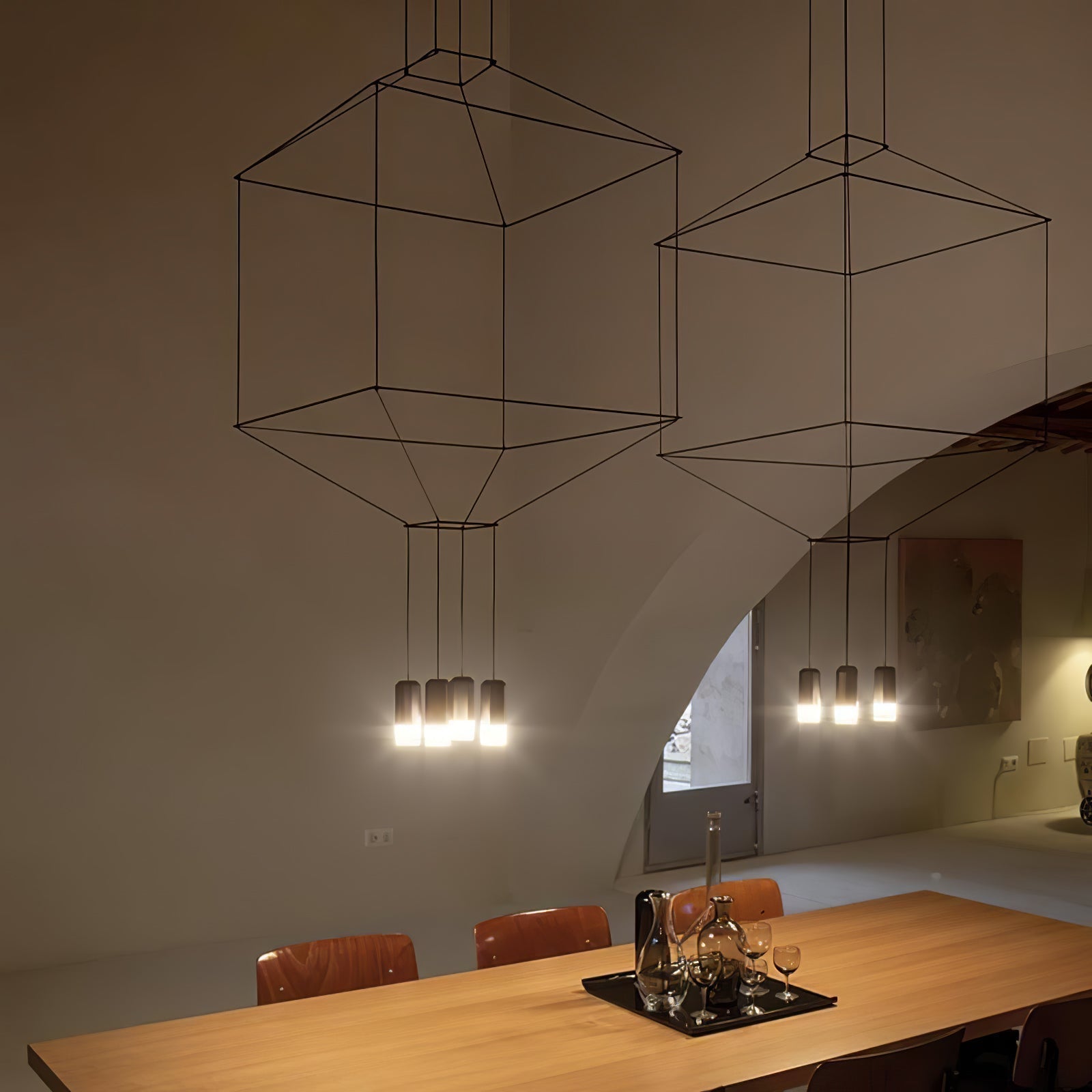Geometric Lines Pendant Lamp Chandelier