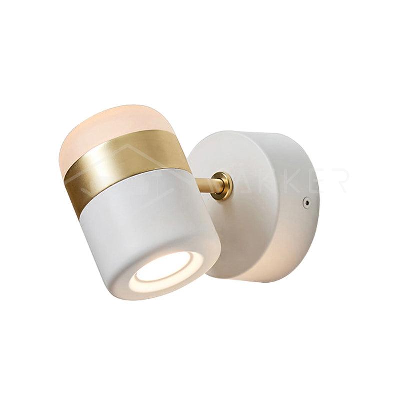 Adjustable Glass Wall Lamp Dia 4.7″ x H 6.7″ / Dia 12cm x H 17cm / White / Warm White Wall lamp