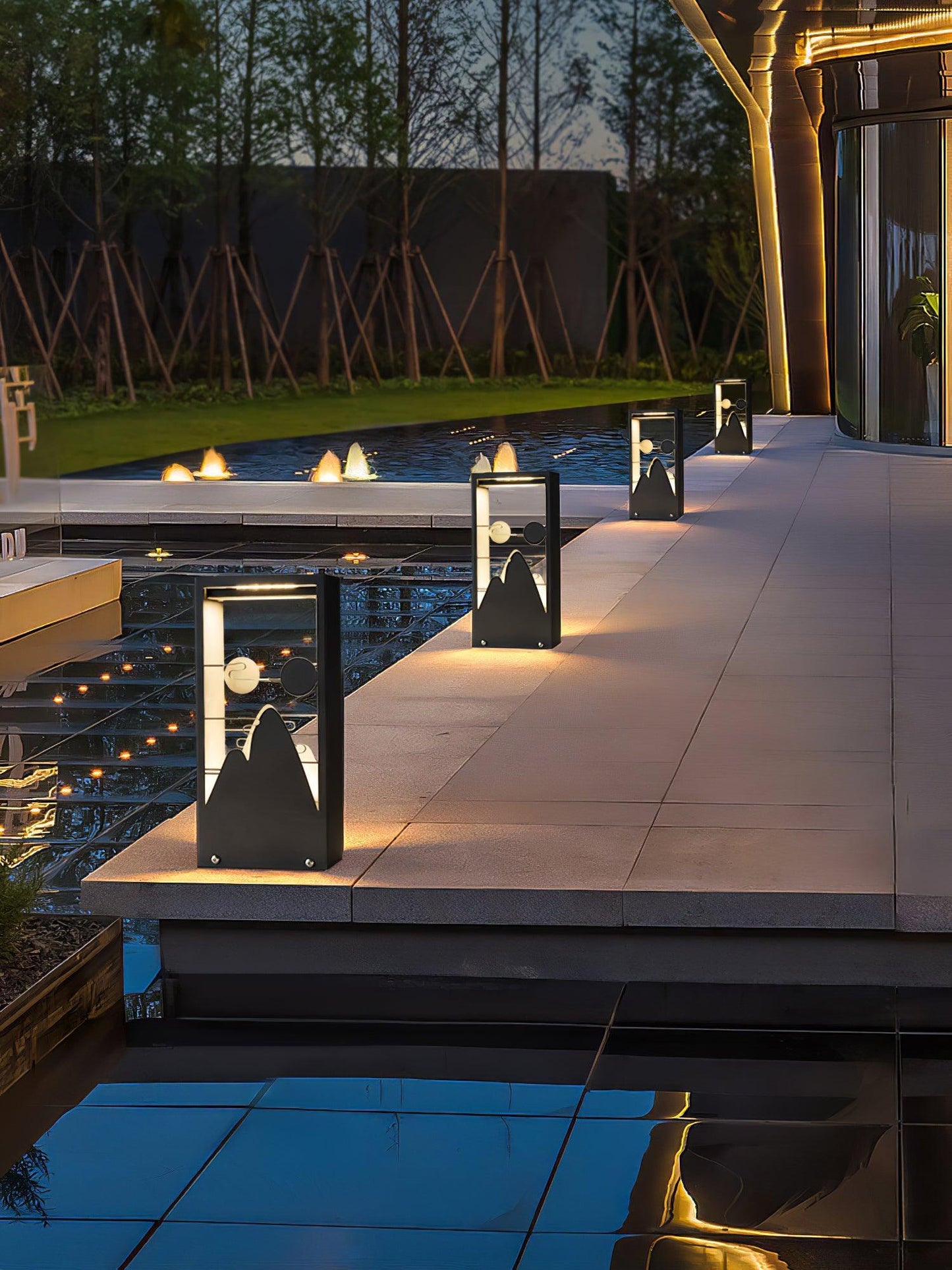 Linkmoon Solar Outdoor Light Table lamp