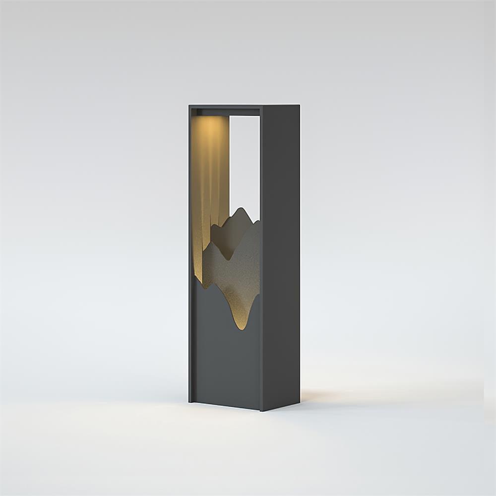 Linkmoon Garden Light Model B: L 5.5″ x W 2.8″ x H 15″ / L 14cm x W 7cm x H 38cm / Black / Warm Light Table lamp