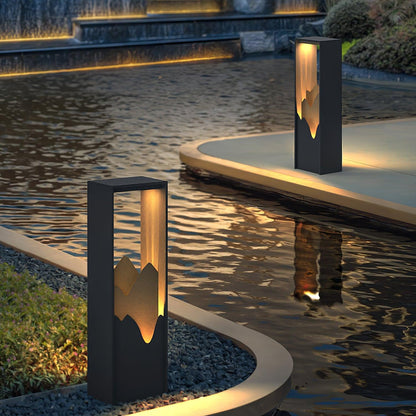 Linkmoon Garden Light with Solar Panel Table lamp