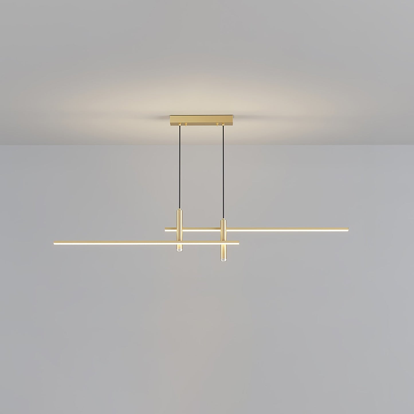 Links Island Pendant Light L 35.4″ x H 59″ / L 90cm x H 150cm / Gold / Warm Light Pendant light