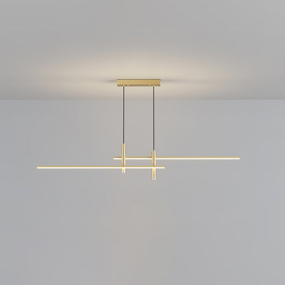 Links Island Pendant Light L 35.4″ x H 59″ / L 90cm x H 150cm / Gold / Warm Light Pendant light