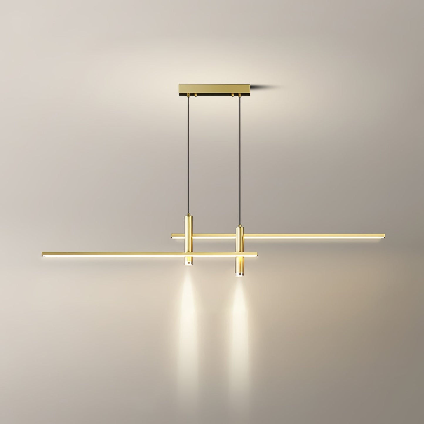 Links Island Pendant Light L 47.2″ x H 59″ / L 120cm x H 150cm / Gold / Warm Light Pendant light