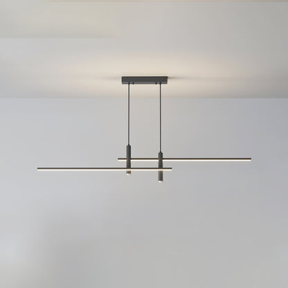 Links Island Pendant Light L 35.4″ x H 59″ / L 90cm x H 150cm / Black / Warm Light Pendant light
